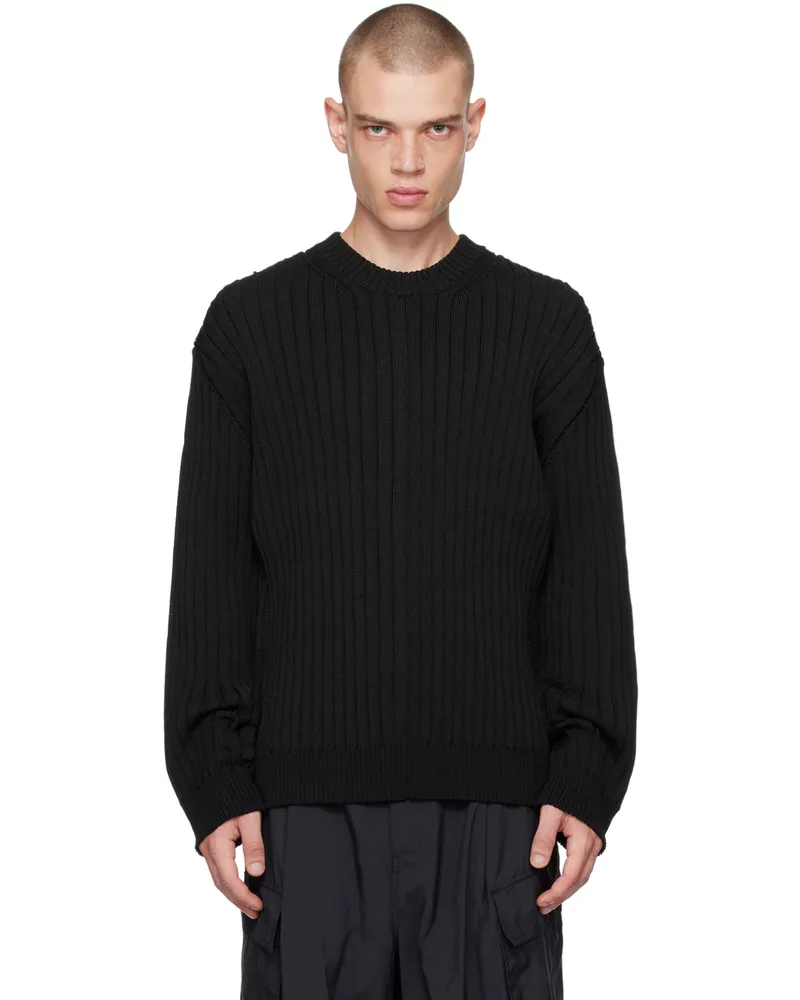 JUUN.J Black Crewneck Sweater 5
