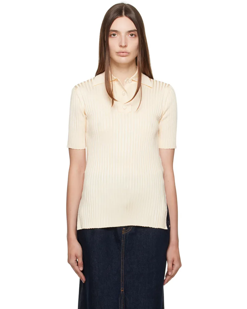 Jil Sander Yellow Vented Polo 109