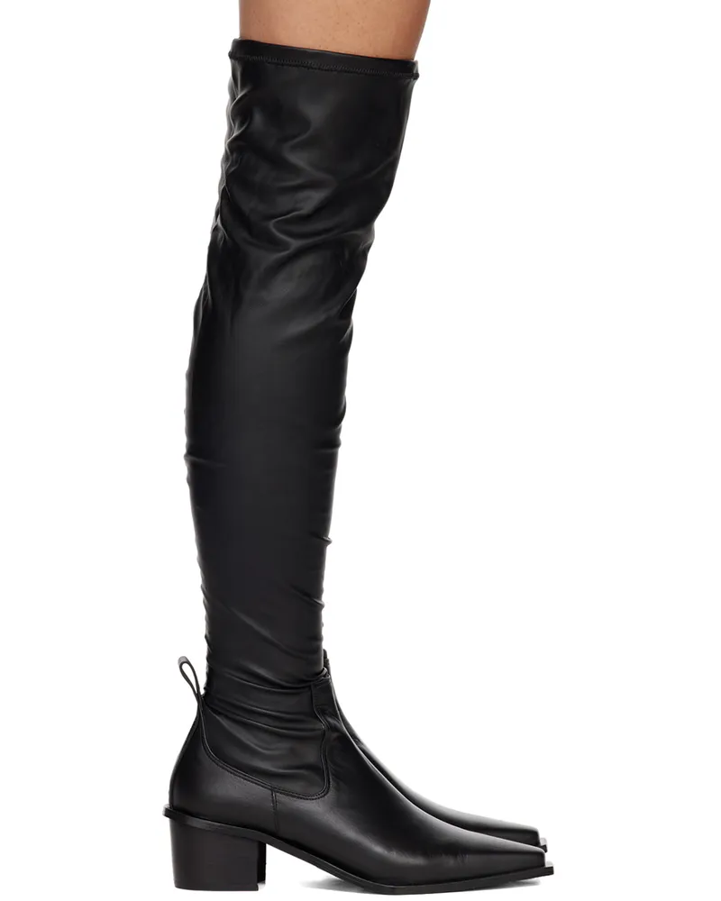 JUUN.J Black High Long Boots 5
