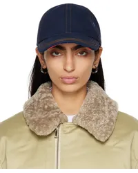 Burberry Blue Denim Baseball Cap Indigo