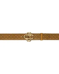 Casablanca Paris Tan Monogram CC Belt Tan