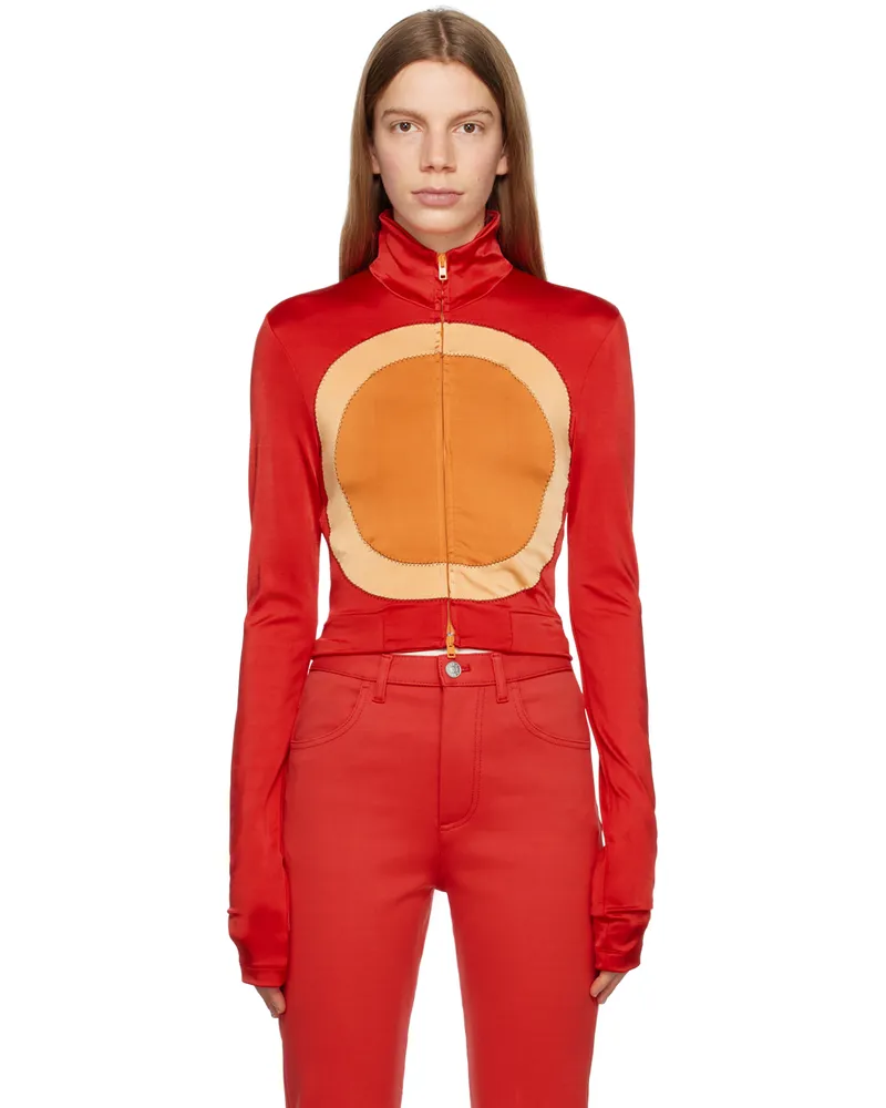 Marni Red Circle Track Jacket 00r51