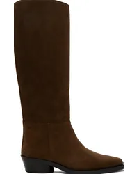 Proenza Schouler Brown Bronco Tall Boots Espresso