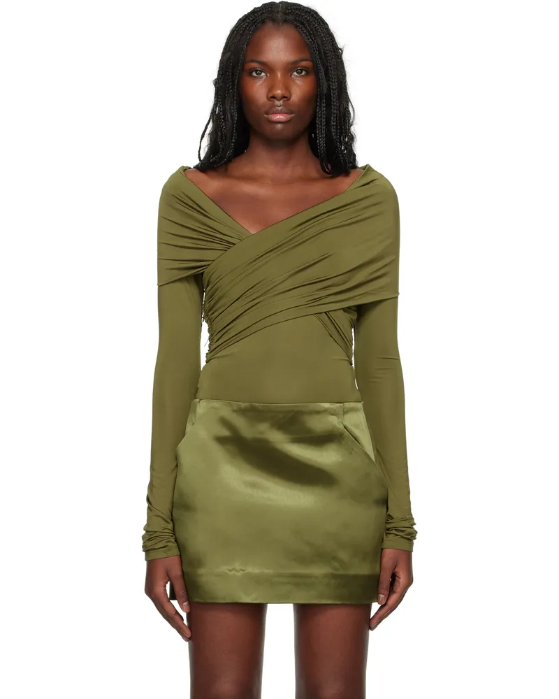 Paris Georgia Green 09 Otto Bodysuit Olive