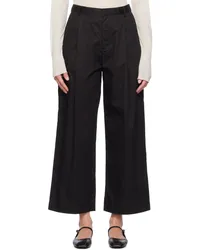 Deiji Studios Black Gathered Pocket Trousers Black