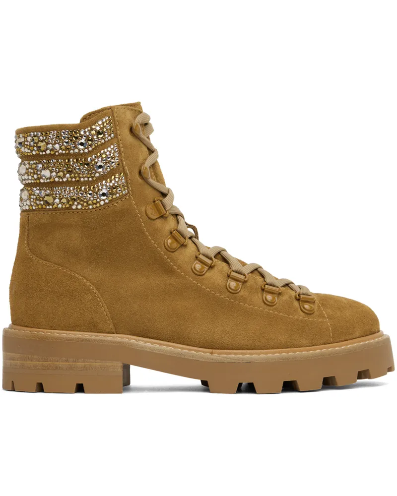 Jimmy Choo Tan Esche 65 Ankle Boots Camel