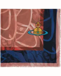 Vivienne Westwood Multicolor 3D Multi Orb Square Scarf 233-w00p2-h403mn