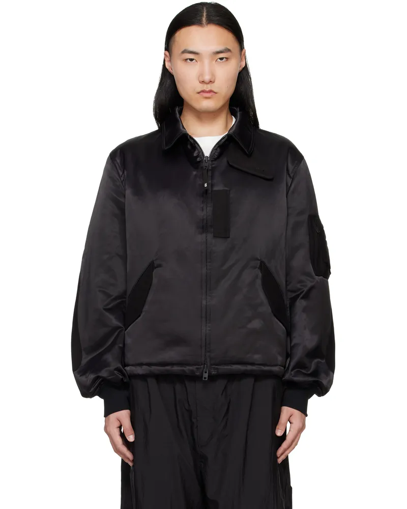 Y-3 Black Nylon Bomber Jacket