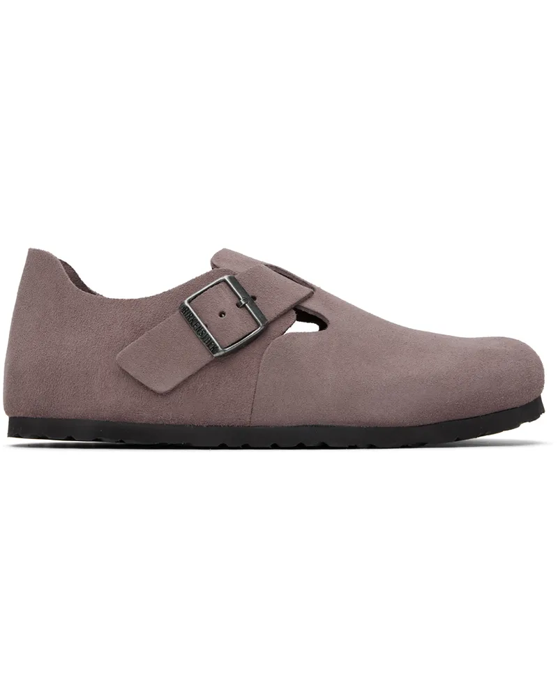 Birkenstock Purple Regular London Loafers Faded