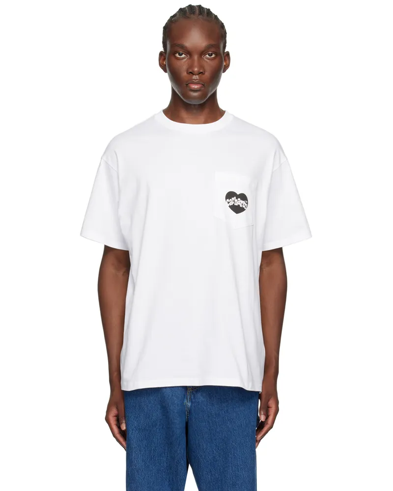 Carhartt WIP White Amour Pocket T-Shirt Xx