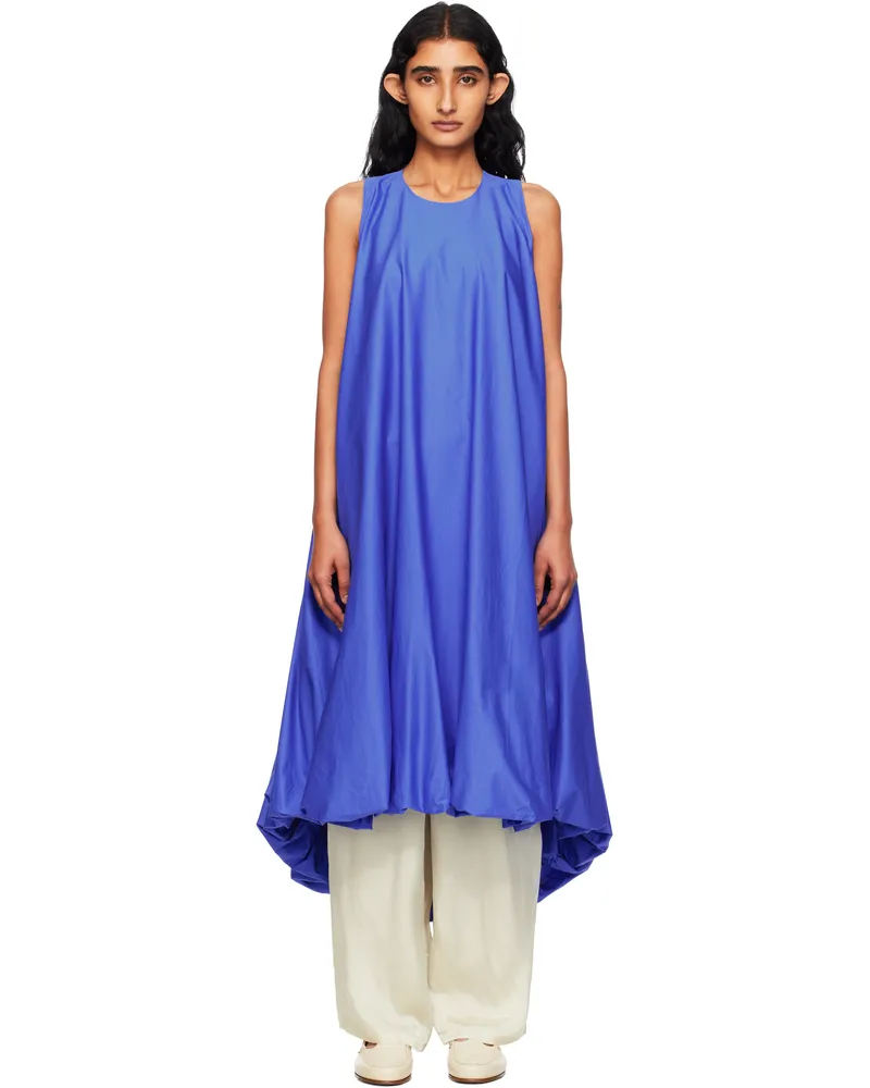 CORDERA Blue Balloon Midi Dress Hortensia