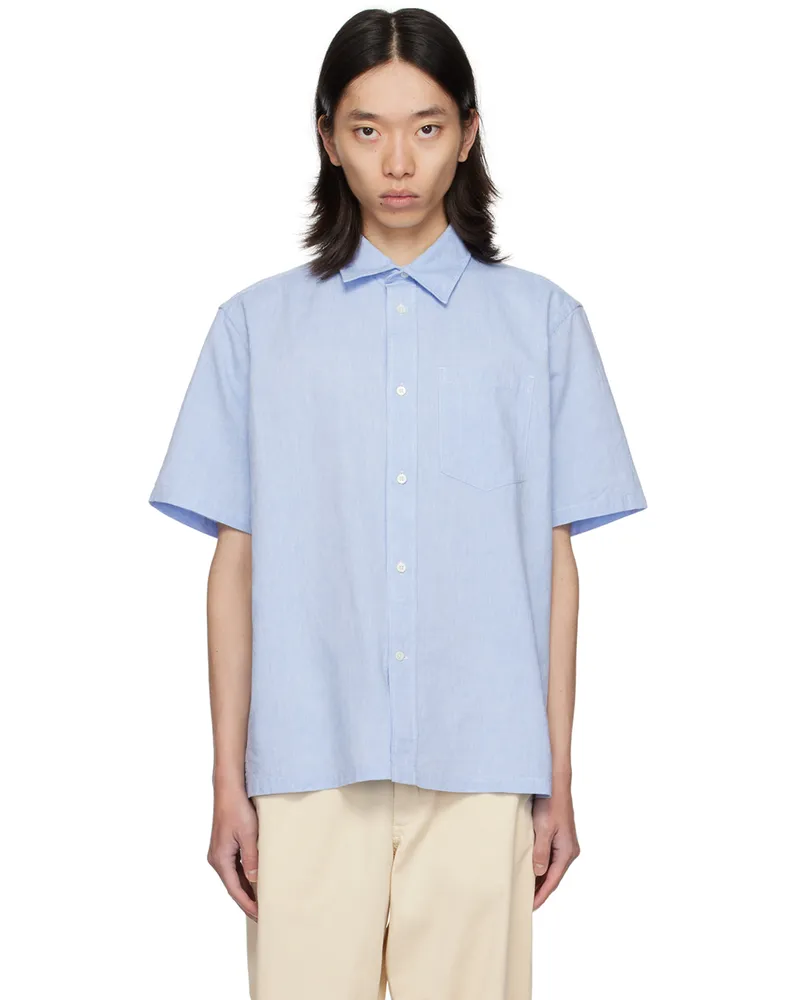 Norse Projects Blue Ivan Shirt Pale