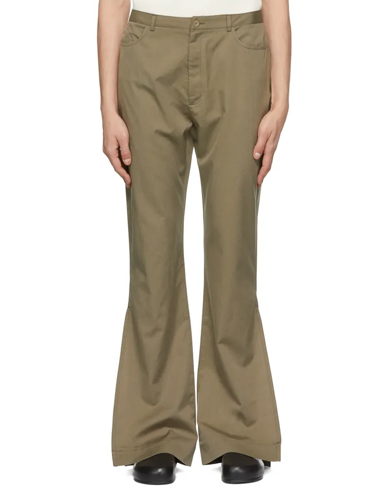 Hope Tan Wool Trousers Hazelnut