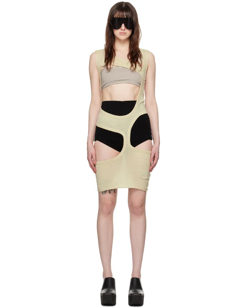 DRKSHDW by Rick Owens Off-White Membrane III Minidress 08