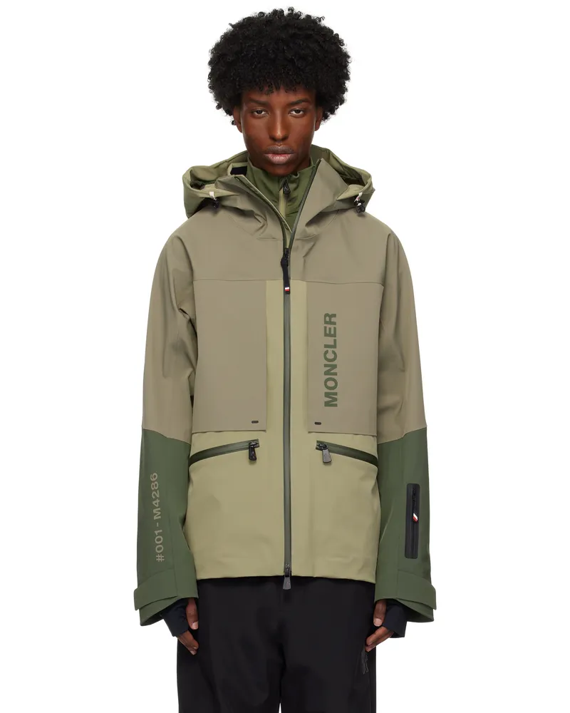 Moncler Khaki Fussen Ski Jacket P81