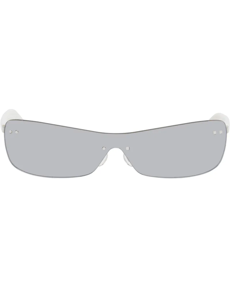 Jacquemus White 'The Mirada' Sunglasses White
