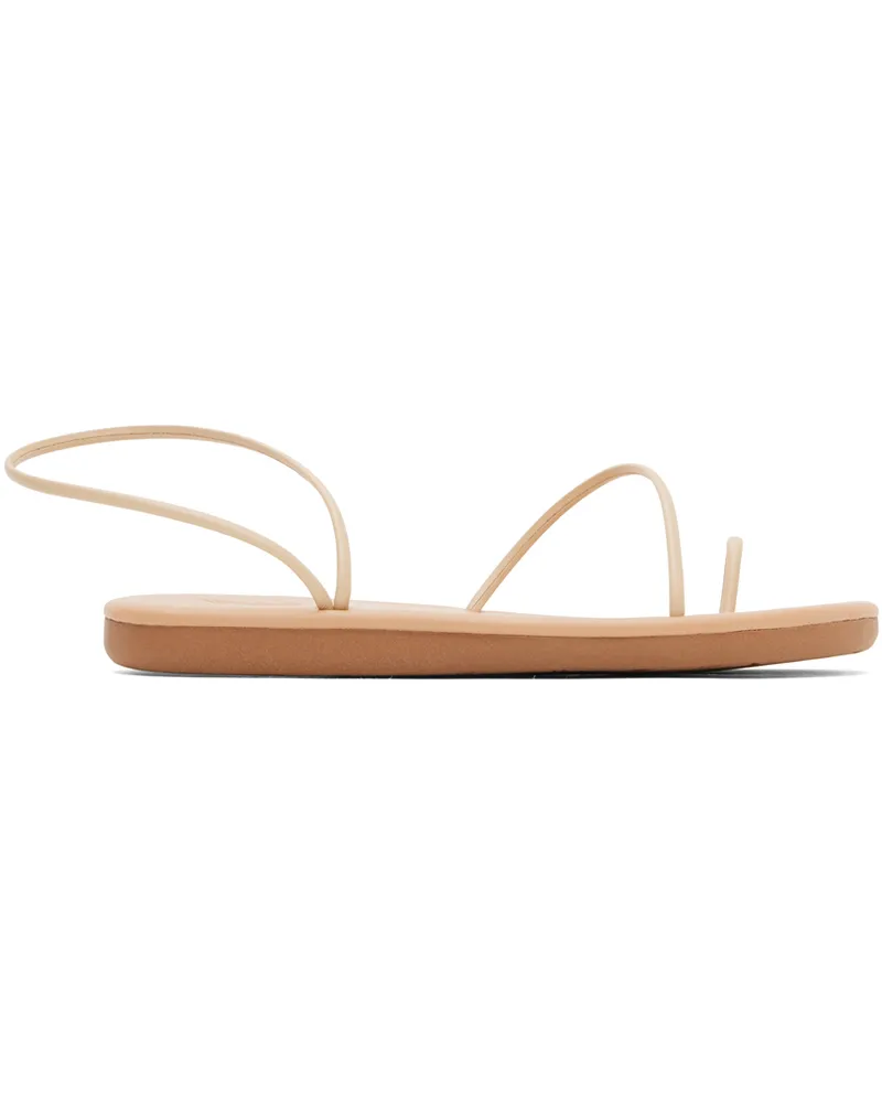 Ancient Greek Sandals Tan Kansiz Sandals Natural