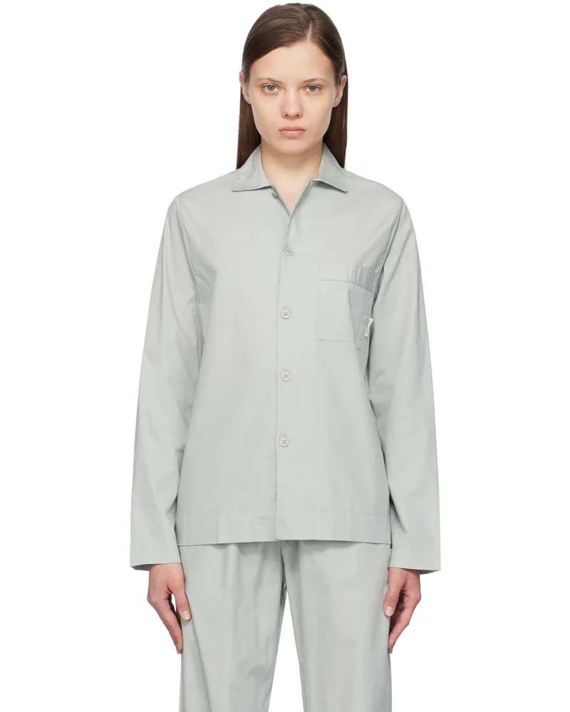 Museum of Peace & Quiet Khaki Lounge Pyjama Shirt Sage
