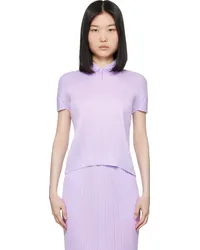 Issey Miyake Purple Monthly Colors April Polo Purple