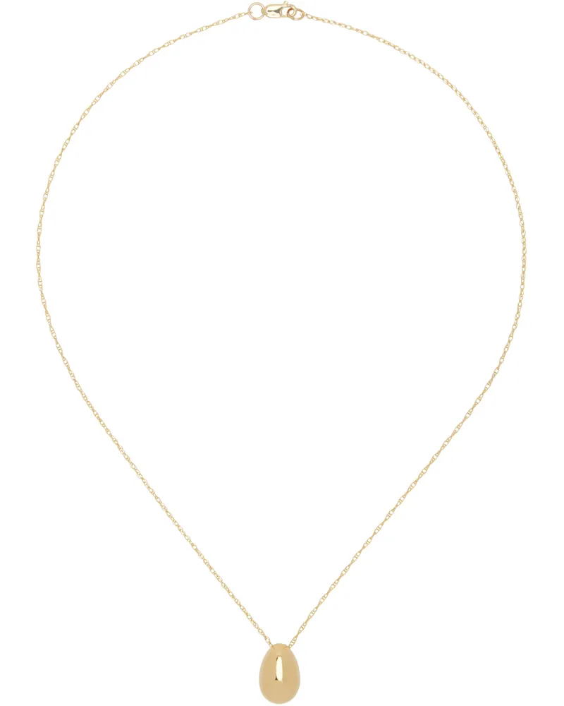 Sophie Buhai Gold Tiny Egg Pendant Necklace 18k