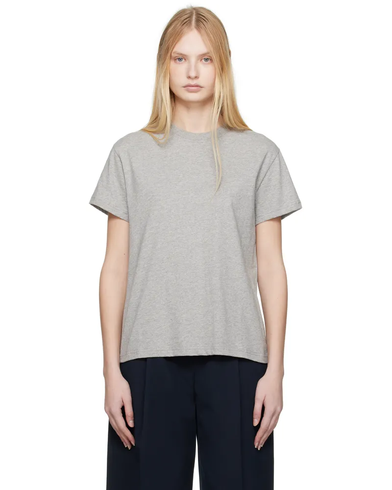 Studio Nicholson Gray Marine T-shirt Grey