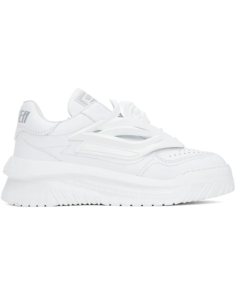 Versace White Odissea Sneakers 1w010-white