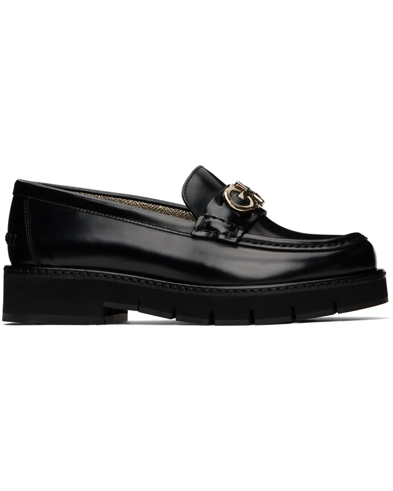 Ferragamo Black Ofelia Loafers 001