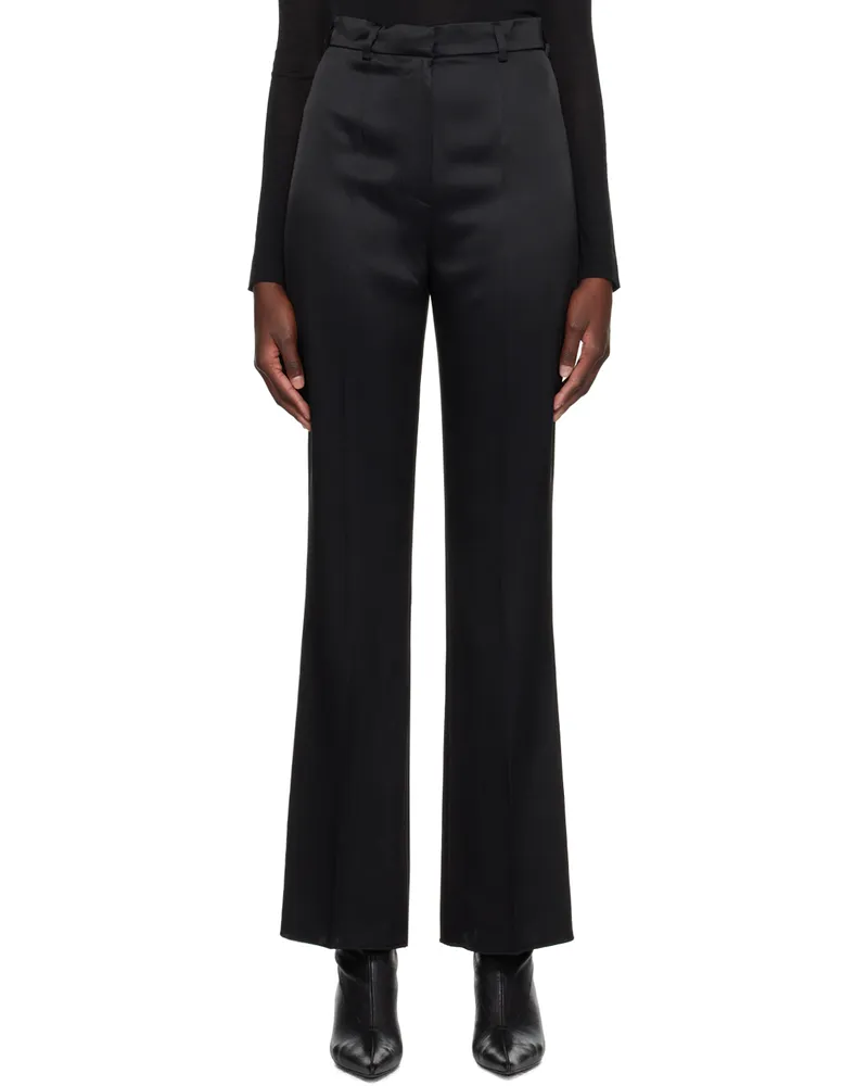 Nanushka Black Leena Trousers Black
