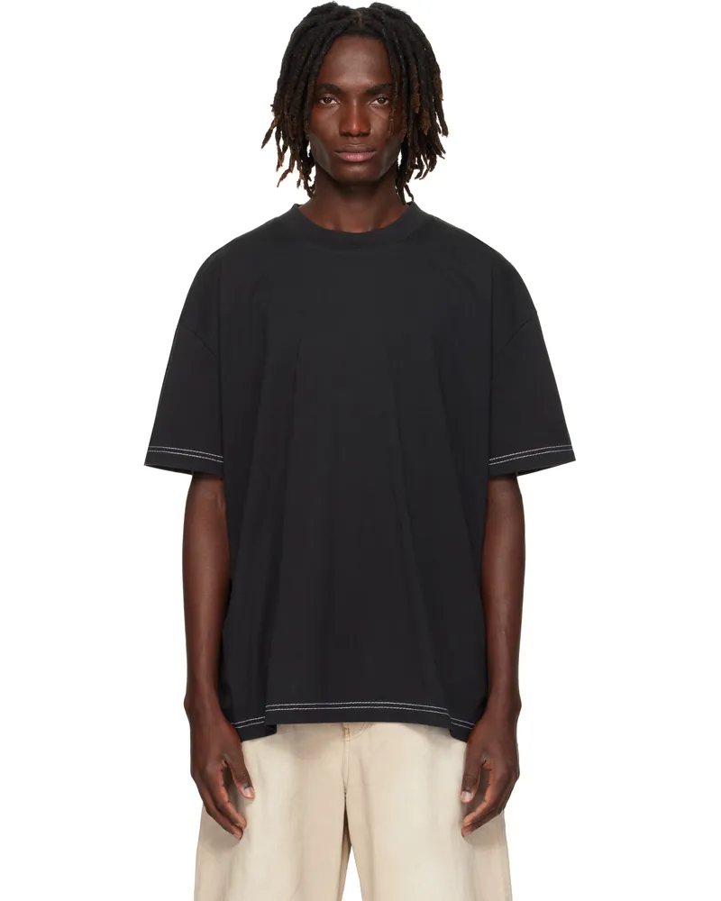 Acne Studios Black Logo T-shirt Bm0