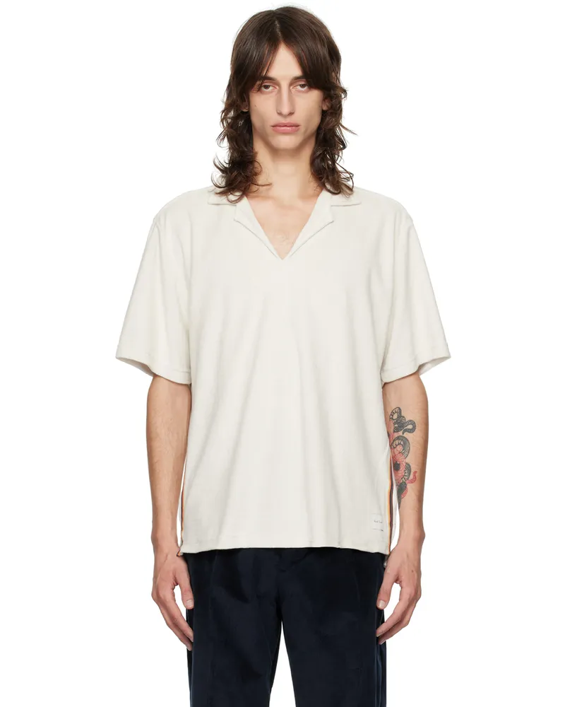 Paul Smith Off-White Artist Stripe Polo 02