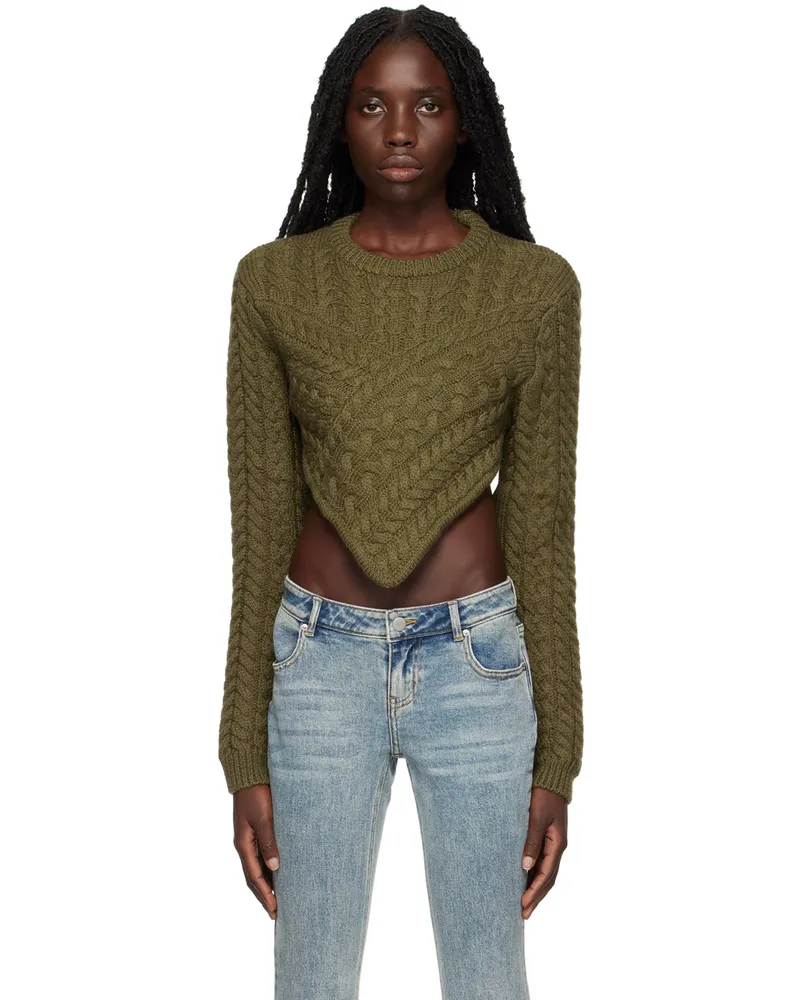 Miaou Green Vela Turtleneck Olive