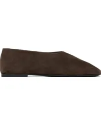 Proenza Schouler Brown Glove Slippers Espresso