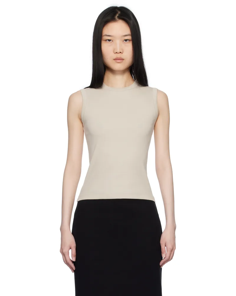 Flore Flore Off-White Esmé Tank Top Chalk