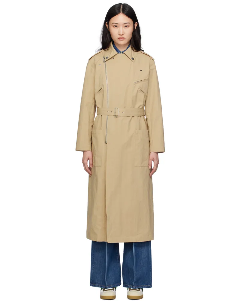 A.P.C. Beige Natacha Ramsay-Levi Edition Madame Recamier Trench Coat Baa