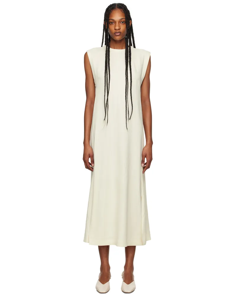 Studio Nicholson Off-White Sevan Maxi Dress Parchment