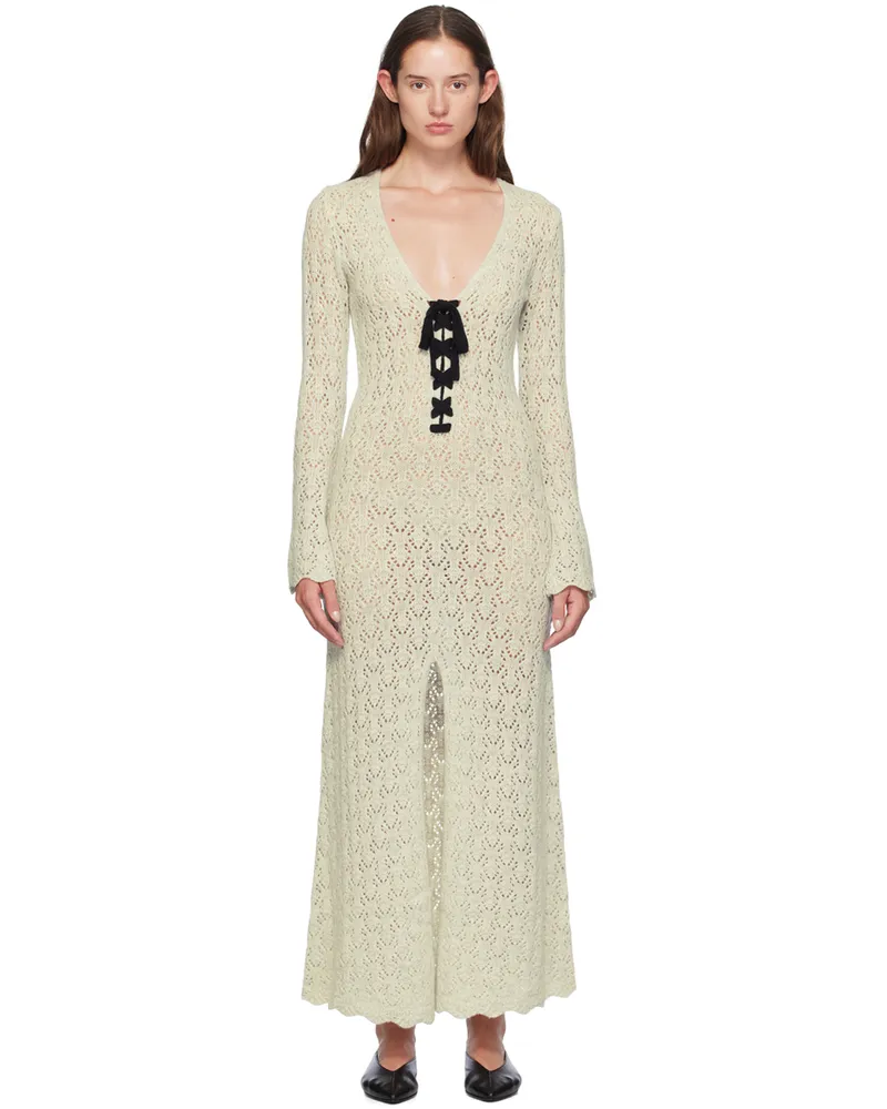 The Garment Off-White Canada Crochet Midi Dress 609