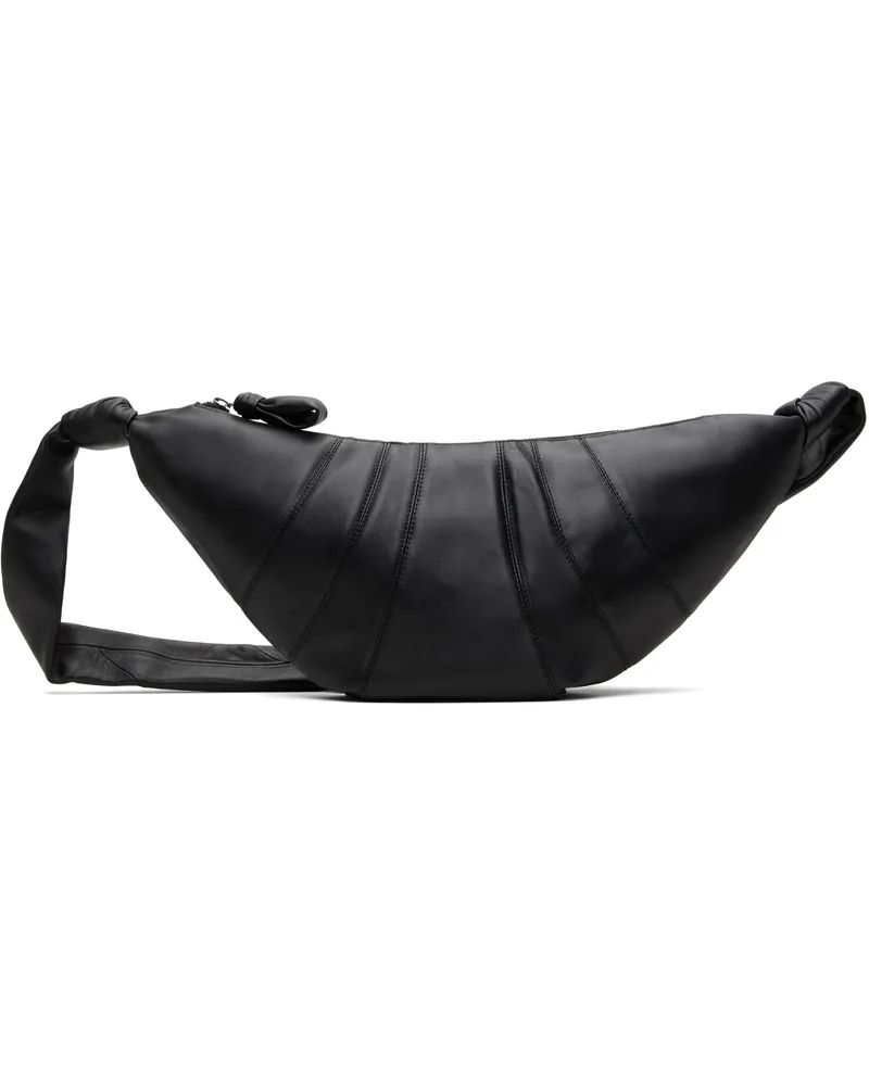 Christophe Lemaire Black Medium Croissant Bag Bk999