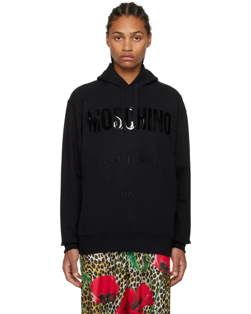 Moschino Black 'Couture' Hoodie A1555