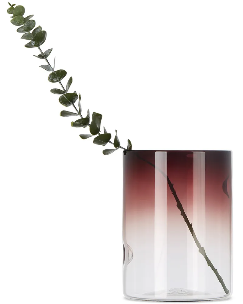 Nate Cotterman Purple Medium Dimple Vase Aubergene