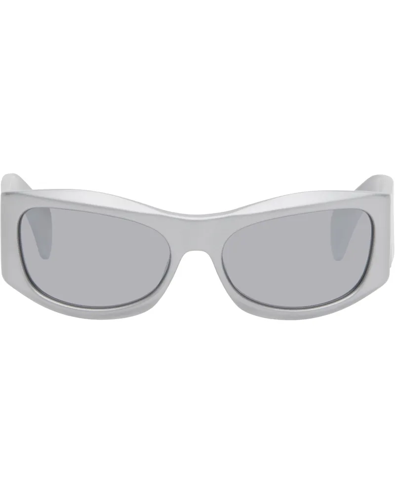 Heliot Emil Silver Aether Sunglasses Grey