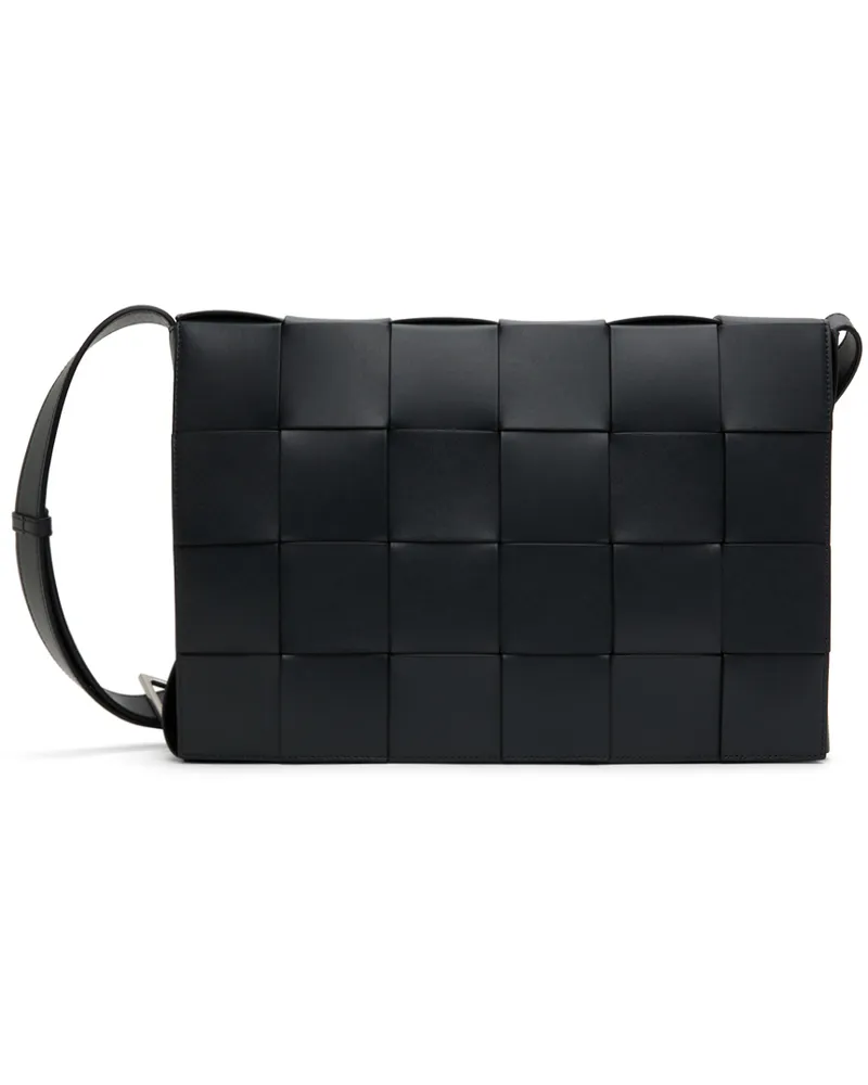 Bottega Veneta Black Maxi Cassette Bag 2077