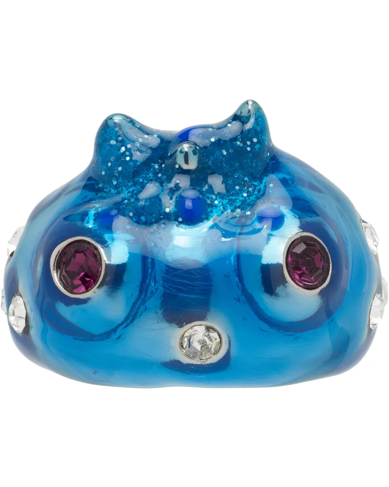 Collina Strada Rhino Baby Ring Turquoise