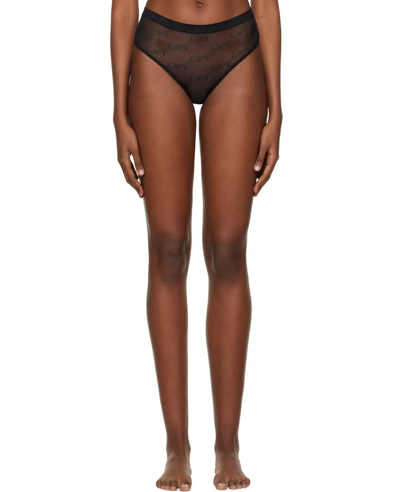 Balenciaga Black Slip Briefs 1000
