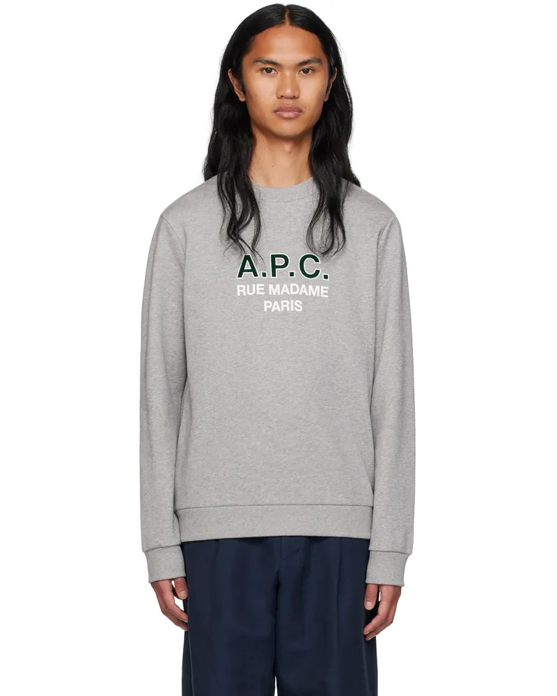 A.P.C. Gray Madame Sweatshirt Pla