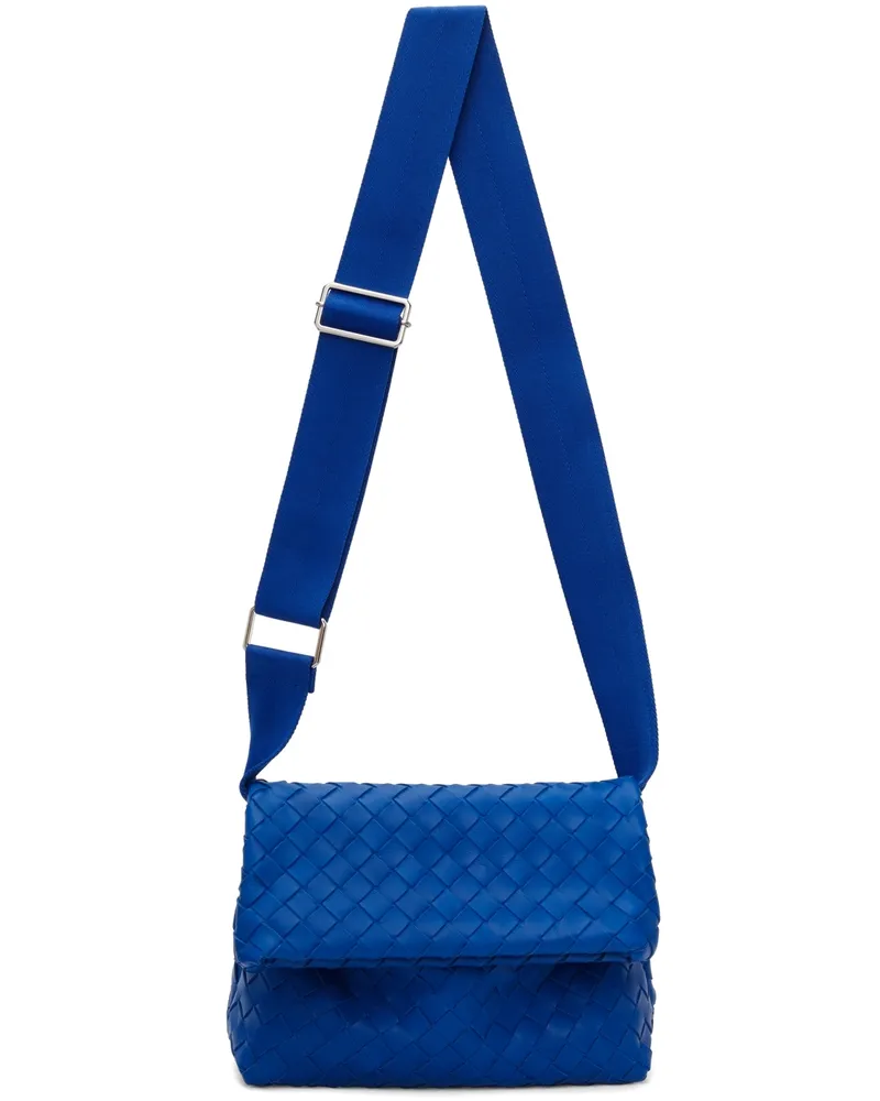 Bottega Veneta Blue Fold Bag 4256
