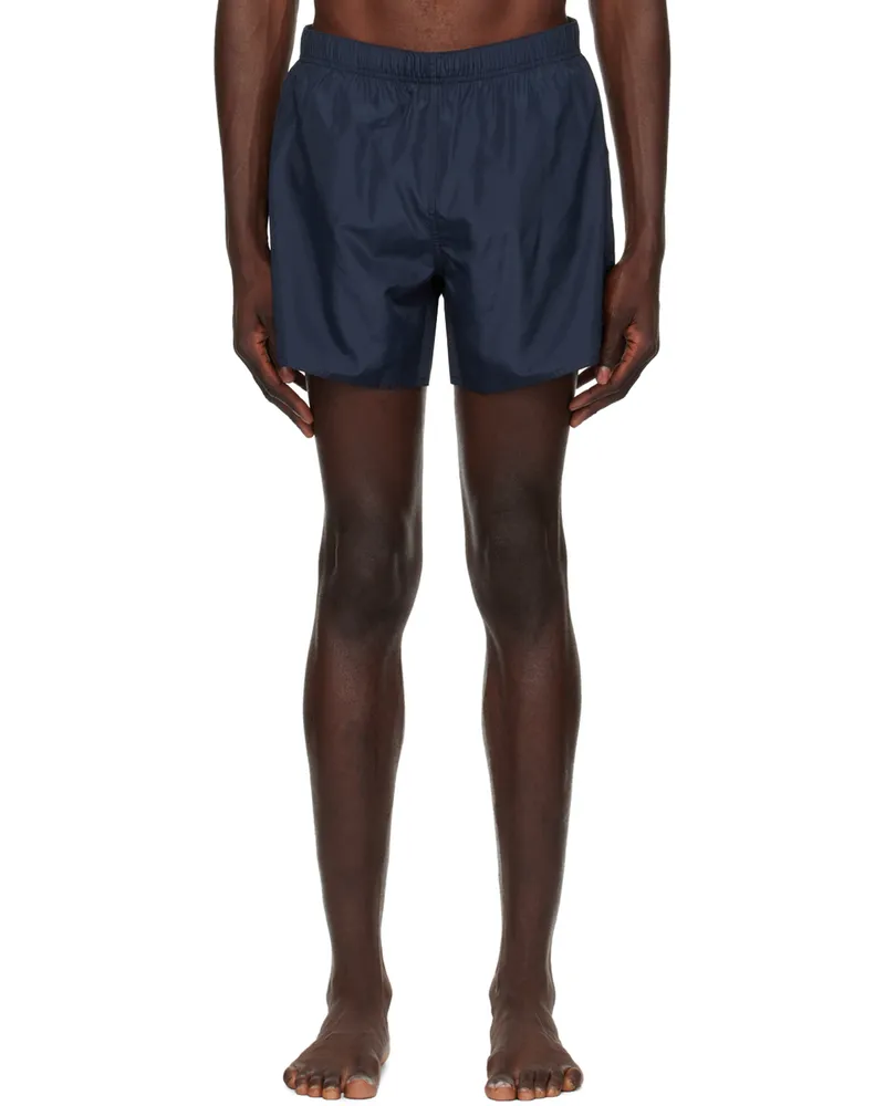 Courrèges Navy Elasticized Swim Shorts 7083