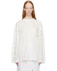 SPORTMAX White Nevada Long Sleeve T-Shirt White