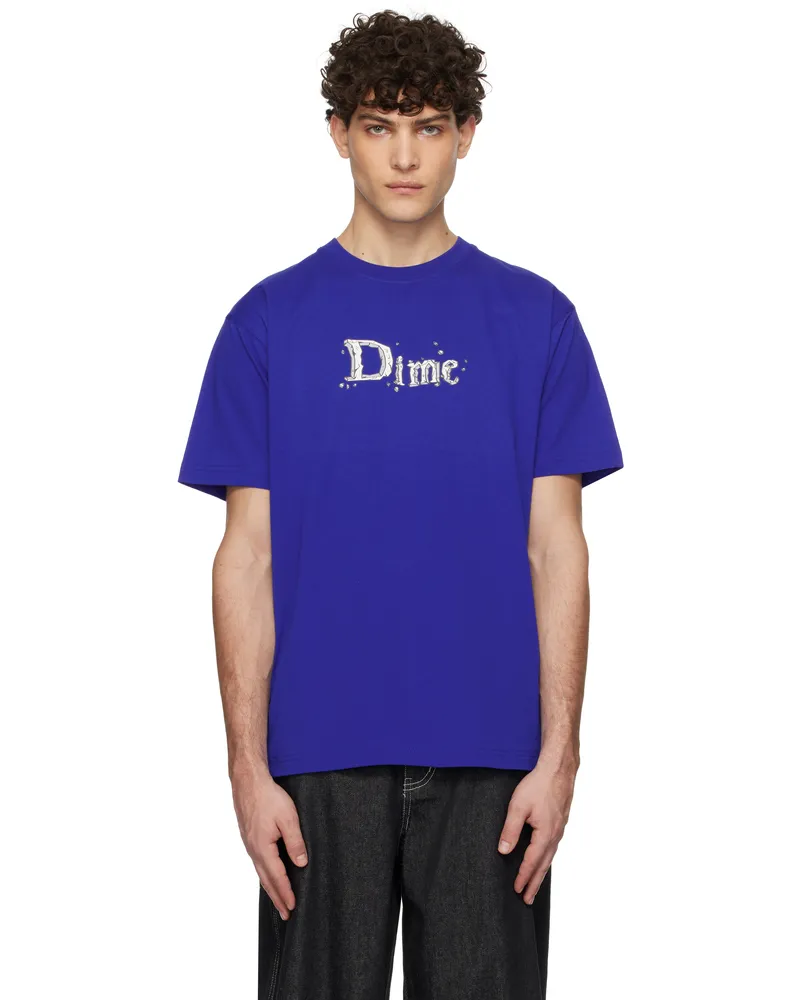 Dime Blue Classic Stone T-shirt Navy