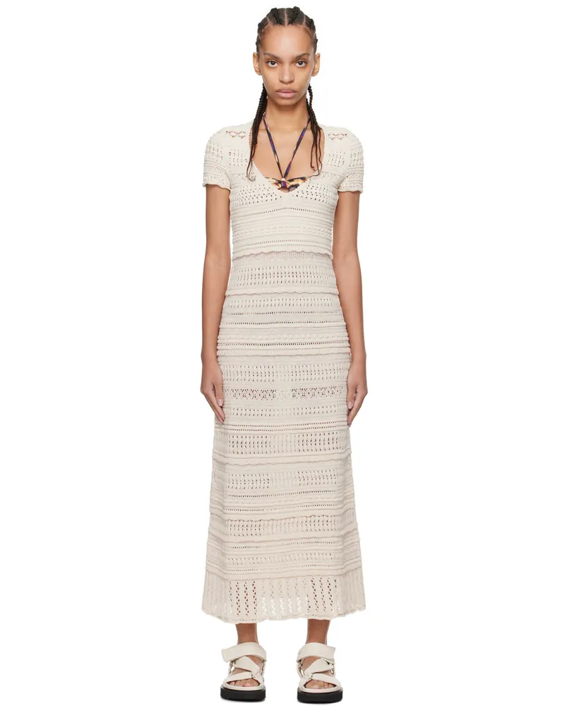 Étoile Isabel Marant Off-White Jinny Midi Dress 23ec