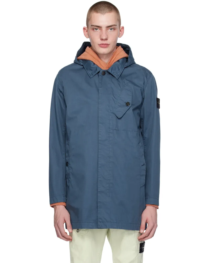 Stone Island Blue Patch Coat V0024